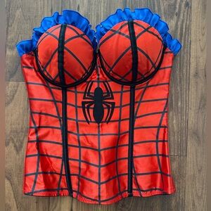 Spider-Man corset top size small